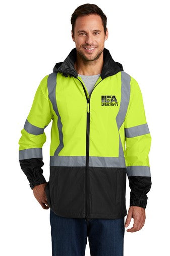 CornerStone ANSI 107 Class 3 Safety Windbreaker - Left Chest Embroidery