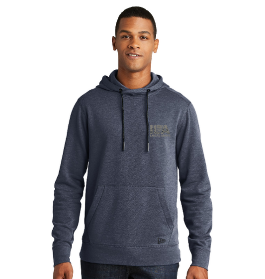 New Era Tri-Blend Fleece Pullover Hoodie - Left Chest Embroidery