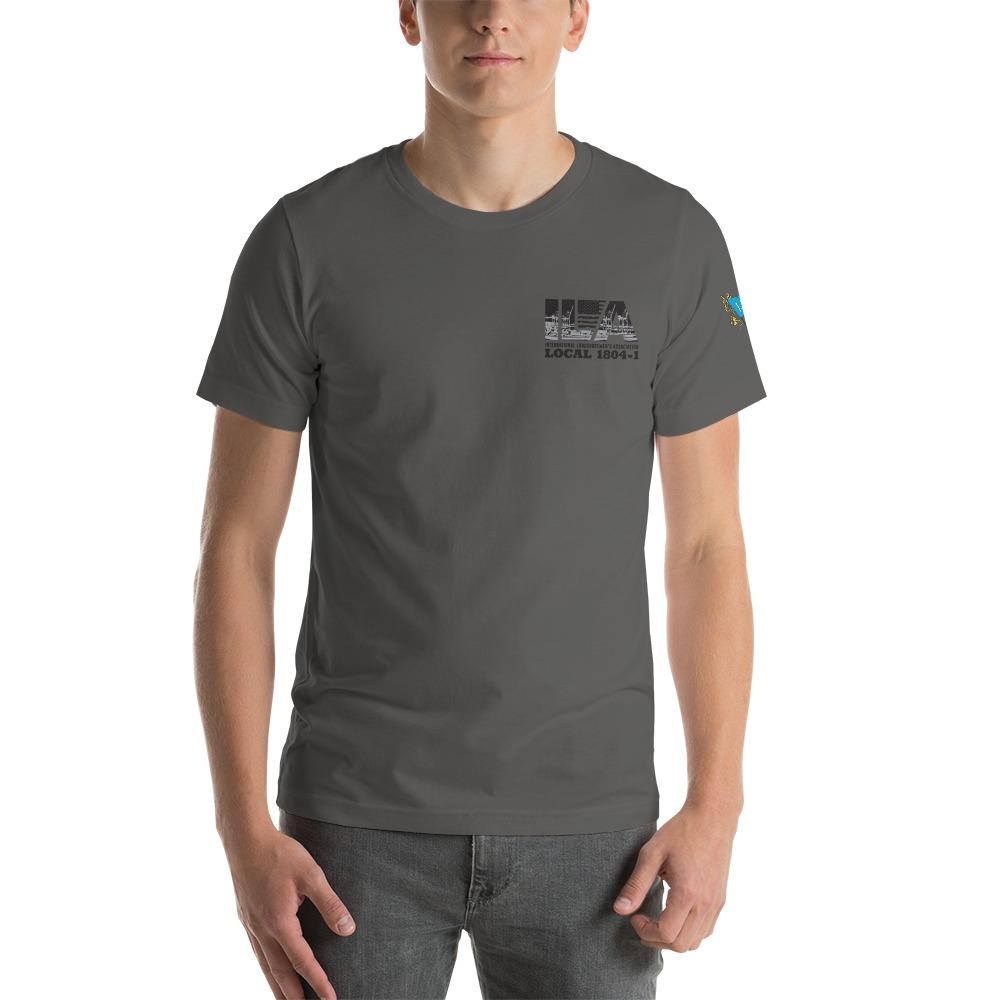 ILA SoftStyle Tee - Left Chest and ILA Flag Sleeve