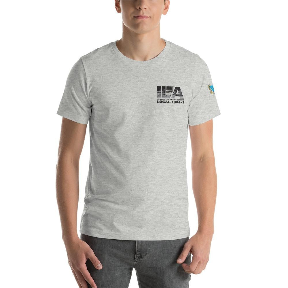 ILA SoftStyle Tee - Left Chest and ILA Flag Sleeve