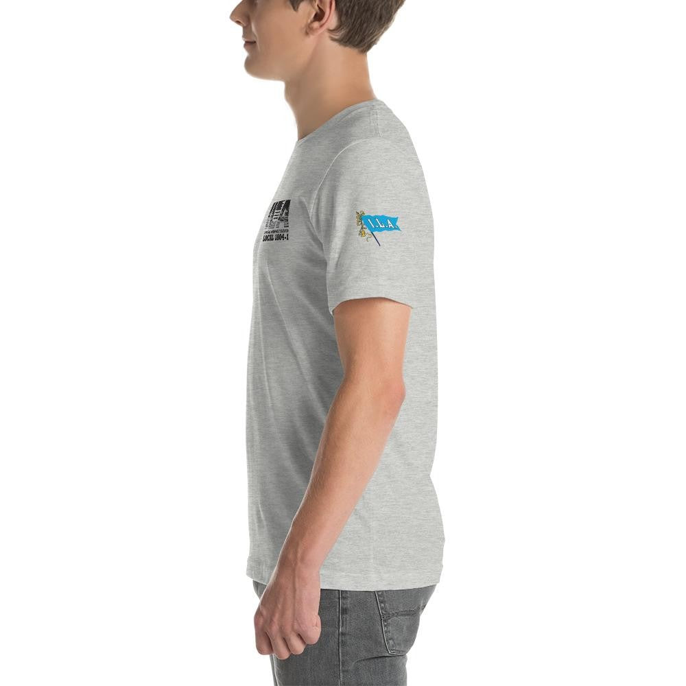 ILA SoftStyle Tee - Left Chest and ILA Flag Sleeve