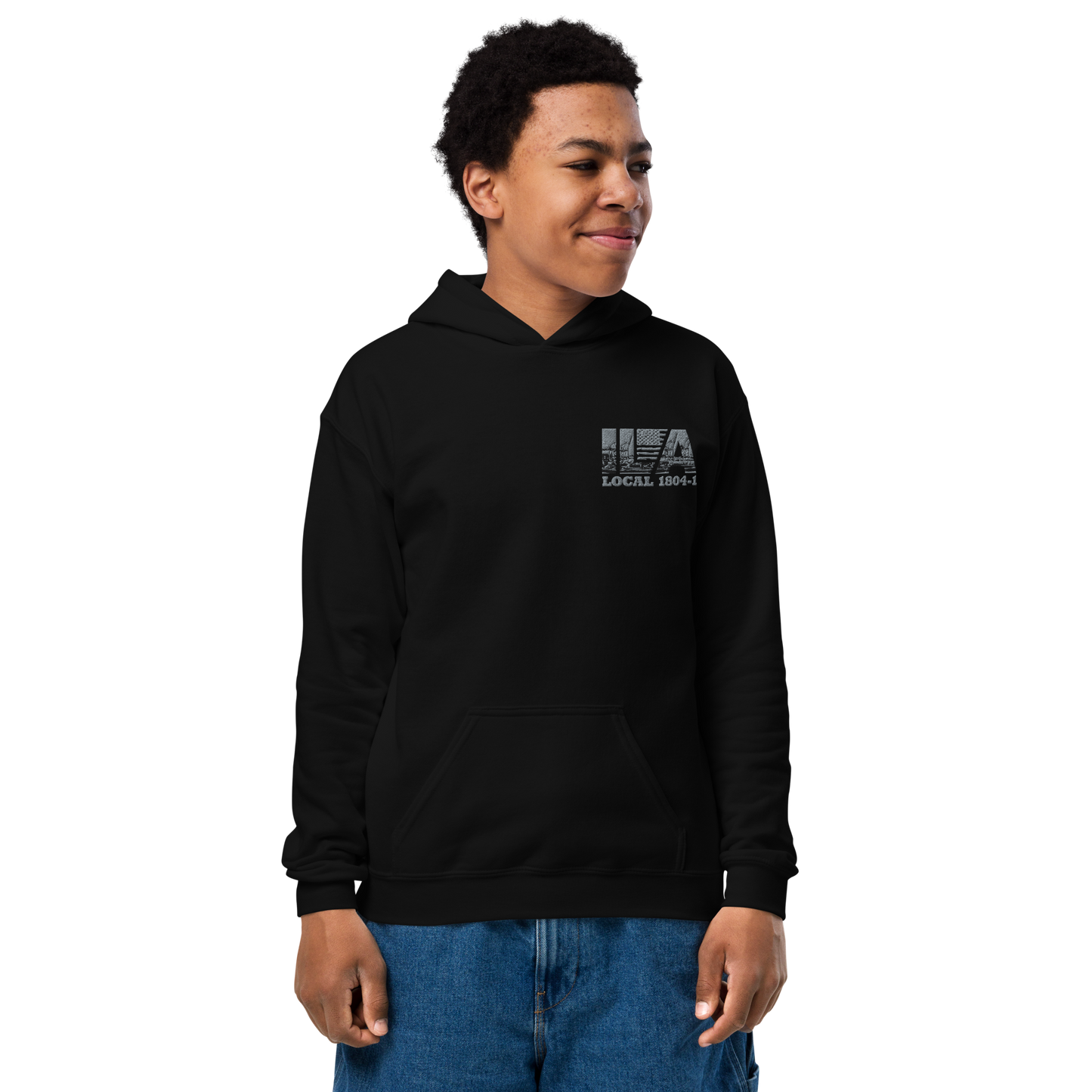 Youth 50/50 Hoodie - Left Chest Embroidery