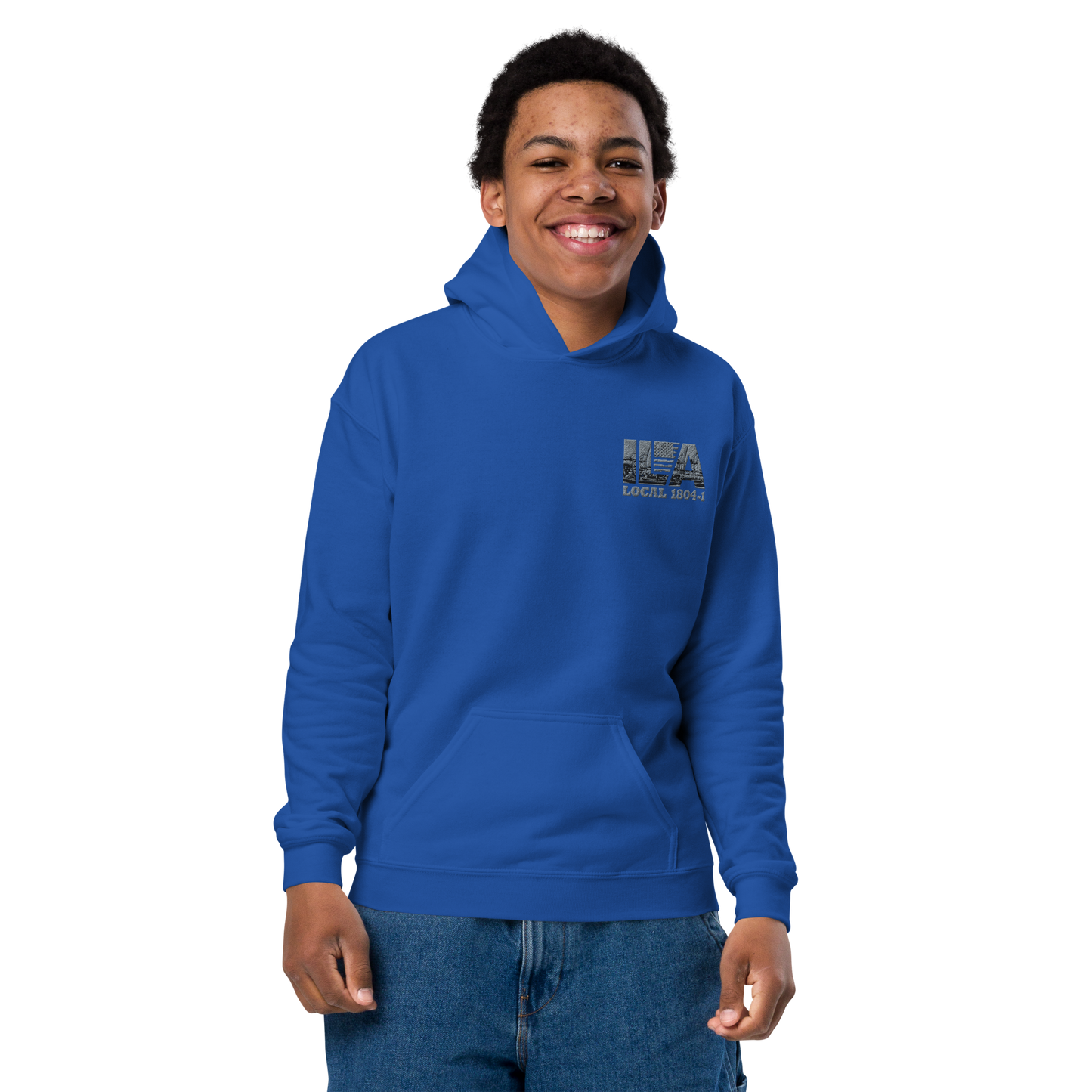 Youth 50/50 Hoodie - Left Chest Embroidery