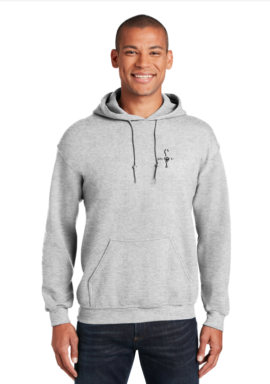 NEW - Classic Hoodie - Skeleton Hook/Reaper - Left Chest & Back