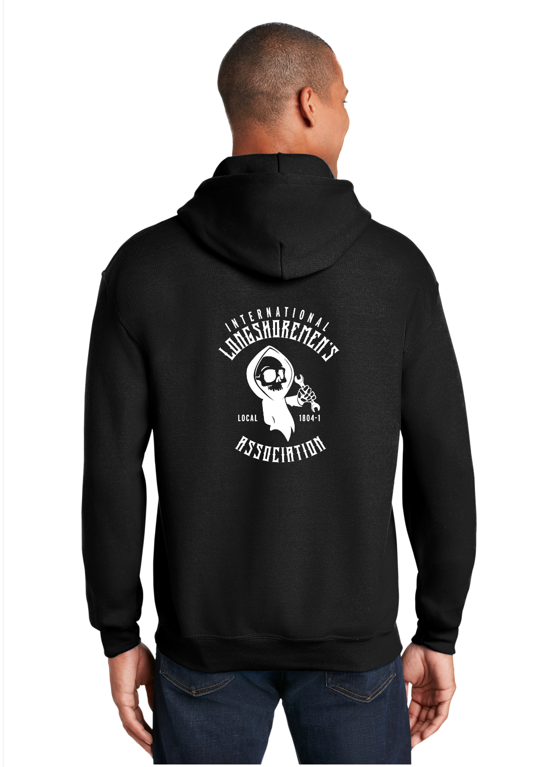 NEW - Classic Hoodie - Skeleton Hook/Reaper - Left Chest & Back