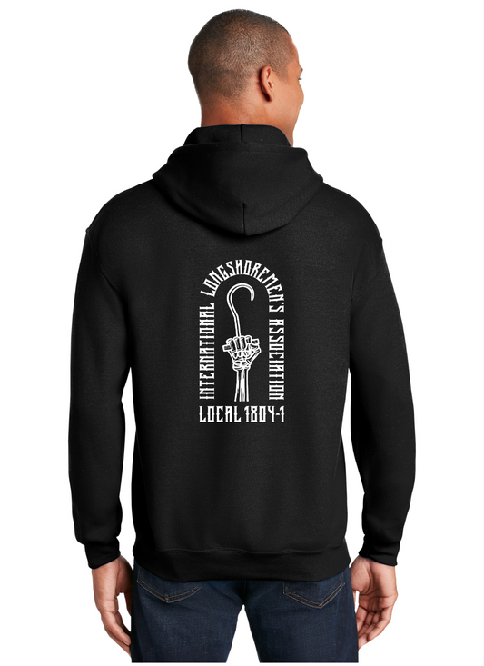 NEW - Classic Hoodie - Skeleton Hook ILA - Back Only