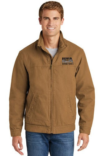 CornerStone® Washed Duck Cloth Flannel-Lined Work Jacket - Left Chest Embroidery